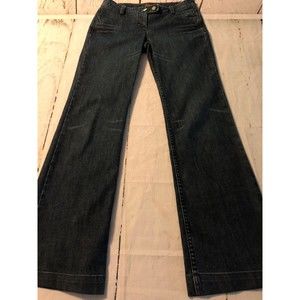 Anthropologie Louie Women's Jeans Boot Cut Distressed Size 27 X 31